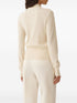 fine-knit polo top
